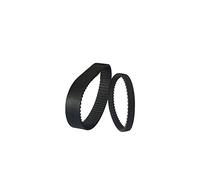 Cqinlu-Belt Arc HTD 3M Timing Belt Length=219 222 225 228 Width 6-25mm Teeth 73 74 75 76 HTD3M Synchronous Pulle219-3M 222-3M 225-3M 228-3M, 2pcs, 3D printers(222mm teeth 74,Width 18mm)