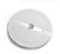 Cqinlu-Belt Arc Tooth PU White HTD 5M Open Timing Belt Width 10/12/15/20/25/30/50mm Polyurethane With Steel Core HTD5M, 3D printers(7 meters,20mm)