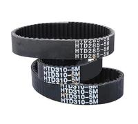 Cqinlu-Belt HTD 5M Closed Loop Synchronous Belts Length 280 300 305 310 315 320 325 330 335 340mm Width10/12/15/20/25/30mmHTD5M Timing Belt, 3D printers(5M-285mm(57 Teeth),10mm)