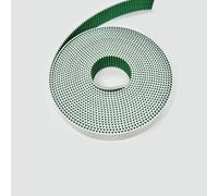 Cqinlu-Belt HTD5M Belt PU With Steel Core Synchronous Belt Anti-wear Reinforce Open Belt Width10/15/16/20/25/30/40mm Green Timing Belt, 3D printers(1M,30mm)