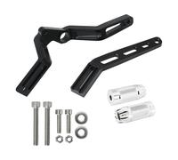 CQJJXKYC 1 Pcs Chrome/Black Motorcycle Adjustable Gear Shift Lever Heel-Toe Shifter Fit for Harley Nightster RH975/S Aluminum Gear Lever Folding Shift Lever Pedal(Chrome)