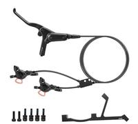 CQJJXKYC Bicycles Rear Brake Drum Bicycle One To Two Brake Kit Mountain Bike Hydraulic Dual Disc Brake MTB Bicycle Modification Accessories(Left rear)