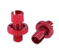 CQJJXKYC Brake Caliper Guide Sleeve Set 1 Pair Aluminum Universal Motorcycle Brake Clutch Throttle Cable Adjuster M10 Screw(Grey)