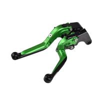 CQJJXKYC Fit for Triumph Tiger 800 XC/XCX/XR/XRX 2015-2018 Motorcycle CNC Adjustable Blade Brake Clutch Levers Folding(Green)