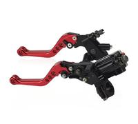 CQJJXKYC Motorcycle Rear Brake Pump Motorcyclists Hydraulic Master Cylinder Brake Clutch Pump Lever Universal Fit for Yam&aha Motorcycle Items(Purple)