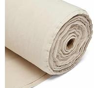 CQL Calico Fabric - 155GSM Cotton Material for Quilting, Embroidery, Upholstery, Dressmaking, Pattern Cutting, Costume & Clothes Textiles(Natural, 30 Metre)