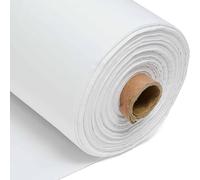 CQL Calico Fabric - 155GSM Cotton Material for Quilting, Embroidery, Upholstery, Dressmaking, Pattern Cutting, Costume & Clothes Textiles(White, 5 Metre)