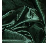 CQL Satin Fabric by The Metre - 60 Inch Wide Satin Roll for Wedding Dresses, Bespoke Tailoring & Decoration Projects - Soft, Smooth, Silk-Like Finish(Bottle Green,10 Metre)