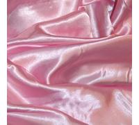 CQL Satin Fabric by the Metre - 60 Inch Wide Satin Roll for Wedding Dresses, Bespoke Tailoring & Decoration Projects - Soft, Smooth, Silk-Like Finish(Pale Pink,5 Metre)