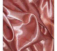 CQL Satin Fabric by The Metre - 60 Inch Wide Satin Roll for Wedding Dresses, Bespoke Tailoring & Decoration Projects - Soft, Smooth, Silk-Like Finish(Dusky Pink,5 Metre)