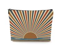 CQM Christian, Lawyer, Frenchie, Boho & Funny Gifts for Women, Travel & Birthday Presents Themed Makeup & Cosmetic Bags, Boho Sunshine01, 9.6 x 7.4 inches