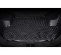 CQOIMQ Car Boot Protector for Nissan Juke 2010-2014 2015 2016 2017 2018 2019 2020 2021 2022, Leather Trunk Mat All Weather Non Slip Scratch Proof Waterproof Car Accessories,Black-LowSide