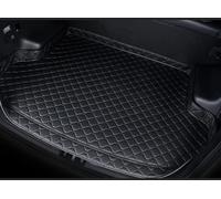 CQOIMQ Car Boot Protector for Nissan Juke 2010-2014 2015 2016 2017 2018 2019 2020 2021 2022, Leather Trunk Mat All Weather Non Slip Scratch Proof Waterproof Car Accessories,Black-HighSide