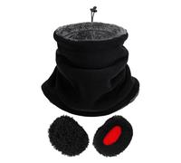 CQQNIU 1 Fleece Scarf And 1 Pair Of Earmuffs, Warm Scarf, Winter Cold Protection Supplies, Adjustable Windproof Scarf