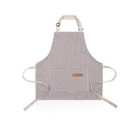CQQNIU 1 Piece Children'S Striped Apron, Adjustable Apron, Halter Neck Apron, Suitable For Painting, Gardening, Cooking