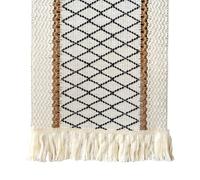 CQQNIU 1 Piece Tassel Tablecloth, Table Decoration, Vintage Woven Tablecloth, Home Decoration, Boho Tablecloth