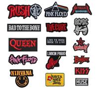 CQQNIU 16 Pieces Of Embroidered Cloth Patches, Diy Sewing Accessories, Fashionable And Creative Cloth Patches, Clothing Repair Cloth Patches, Clothing Decoration Cloth Patches