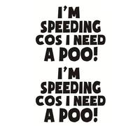 CQQNIU 2 Pieces Black Letter Car Stickers, Creative, Vinyl, Outdoor, Rectangular, Letter Print