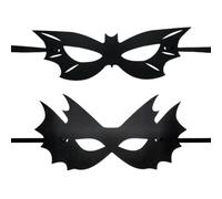 CQQNIU 2 Pieces Of Bat-Shaped Masks, Cosplay Masks, Creative Design Masks, Masquerade Masks, Costume Accessories