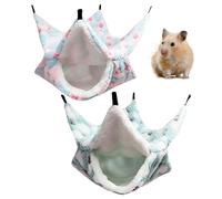 CQQNIU 2 Pieces Small Pet Hammock, Mini Hammock, Warm Hammock, Pet Supplies, Soft Hammock