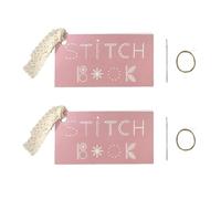 CQQNIU 2 Sets Of Mini Sewing Kits, Creative Embroidery Book Kit, Mini Sewing Book Props, Sewing Book Sewing Kit, Sewing Cards