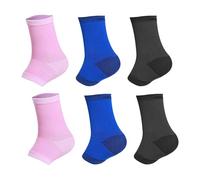 CQQNIU 3 Pairs Of Children'S Ankle Protectors, Elastic Foot Protectors, Breathable Foot Protectors, Sports Foot Protectors, Ankle Support