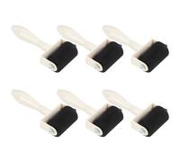 CQQNIU 6-Piece Rubber Roller Brushes, Diy Craft Tools, Ink Applicators, Mini Roller Brushes, Painting Accessories