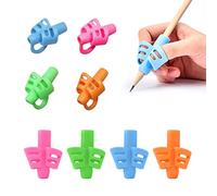 CQQNIU Pencil Grips, Pencil Grips for Kids Handwriting, Children Pen Writing Aid Grip Set Posture Correction Tool for Kids Preschoolers Children, Hollow Ventilation Design,8 Pack