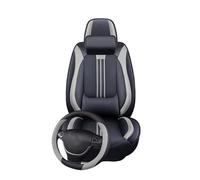 CQRBNE Interior Accessories For Fiat For Panda 3D Lumbar Support Full Coverage Car Seat Cover Auto Seat Covers(M Gray 5 Seat)