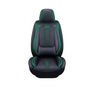 CQRBNE Interior Accessories For Fiat For Panda 3D Lumbar Support Full Coverage Car Seat Cover Auto Seat Covers(F Green 5 Seat)
