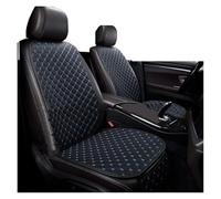 CQRBNE Interior Accessories For Fiesta For Fusion For Mondeo For Taurus For Mustang For Territory Pu Leather Car Seat Cover Cushion Auto Seat Covers(Black Blue 2 Seat)
