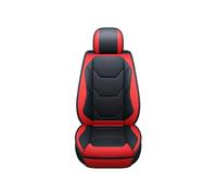 CQRBNE Interior Accessories For Getz Ix35 For Creta Ix25 I40 For Accent For Ioniq For Veloster For Santa Fe Leather Car Seat Covers Auto Seat Covers(Black Red)