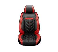 CQRBNE Interior Accessories For Nissan For Qashqai J10 J11 Universal Style Full Coverage Car Seat Cover Pu Leather Auto Seat Covers(D Black Red 5 Seat)