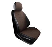 CQRBNE Interior Accessories Universal All Seasons Car Seat Cover Suede Seat Anti-slip Protective Cushions Ultra Thin Suede Auto Seat Covers(F brown seat)