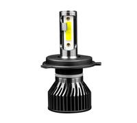 CQRBNE Motorcycle Headlamp 1PC H1 H4 H7 H11 Motorcycle LED Headlight 35W 6000K White Lamp Fog Lights Led Bulbs Front Light Headlamp For Moto Spotlights Motorcycle Front Headlight(H4)