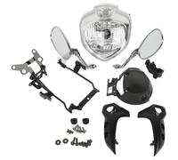CQRBNE Motorcycle Headlamp For FZ6 FZ6N 2004 2006 2005 Motorcycle Headlight Kit Head Light Assembly Motorcycle Front Headlight