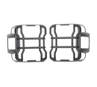 CQRBNE Rear Bumper Fog Light For Jeep For Wrangler JL 2018-2023 LED Taillight Cover Frame Protector ABS Black Exterior Tail Light Guard Rear Tail Light Lamp Lens