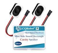 CQRobot Enclosed Dynamic Speakers 2 Watt/3 Watt RMS 4 Ohm Front-Firing