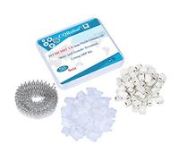 CQRobot JST SH SMD 1.0 mm Pitch 4-Pin Electronic Computer Connector IC Male Plugs, Female Sockets Housing and T-Shaped Crimp Terminal Kit. 50 Sets/300 Pieces Wire-to-Board Adapter Cable Assembly.