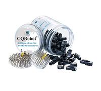 CQRobot JST SM 2.5 mm Pitch 2-Pin Electronic Connector IC Male Plugs, Female Sockets Housing and Male/Female T-Shaped Crimp Terminal Kit. 50 Sets/300 Pieces Wire-Wire Adapter Cable Assembly.