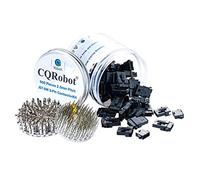 CQRobot JST SM 2.5 mm Pitch 5-Pin Electronic Connector IC Male Plugs, Female Sockets Housing and Male/Female T-Shaped Crimp Terminal Kit. 50 Sets/600 Pieces Wire-Wire Adapter Cable Assembly.