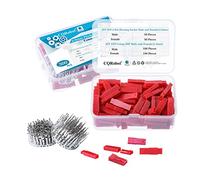 CQRobot JST SYP 2.5 mm Pitch 2-Pin Electronic Connector IC Male Plugs, Female Sockets Housing and Male/Female T-Shaped Crimp Terminal Kit. 50 Sets/300 Pieces Wire-Wire Adapter Cable Assembly.