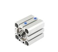 CQSB12 CQSB16 Pneumatic Cylinder Stroke 5-150mm Compact Double Acting Thin 1Pcs(Stroke 10mm,Bore 16mm)