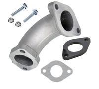 CQSPMOTO 26mm Intake Manifold Pipe Carburetor Intake Manifold Gasket Kit Aftermarket Replacement Carburator Intake Adapter for 110cc 125cc 140cc 150cc Lifan YX TaoTao ATV Pit Dirt Bike (56-2)