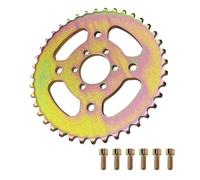 CQSPMOTO 40T High Speed Rear Chain 6 Hole Sprocket # 40 41 420 Sprocket for Coleman CT100U CC100X Mega Moto MMB80 105 Baja Doodle Bug DB30 Motovox MBX10 Mini Bike Sprocket Parts (37mm Bore)