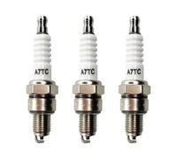 CQSPMOTO A7TC Spark Plug for GY6 50cc 70cc 90cc 110cc 125cc 150cc Engines Replacement for ATV Dirt Pit Bike Mini Bike Moped Scooter, 3pcs