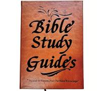CQSVUJ Bible Study Guides, 66-Page Bible Study Guide Comprehensive Scripture Study Tool With Prompts Prayer Journal Notebooks Based On Religious Beliefs Faith Gift For Christian Baptism