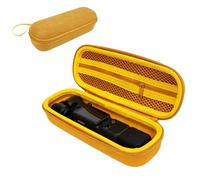 CQT Carrying Case for DJI OSMO Pocket 4 3, Portable Storage Small Protector Hard Bag for Pocket 4 3 Xtra Muse Vlogging Camera Accessories Protective Travel Organizer Bag (Mustard Yellow)