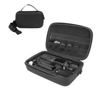 CQT Carrying Case for DJI Osmo Pocket 4 3 Xtra Muse Accessories, Protective Storage Travel Bag Adjustable Strap and Carry Handle for DJI Pocket 4 3 Creator Combo Vlogging & Outdoor Shooting (Black)