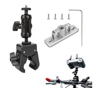CQT Motorcycle Bike Handlebar Mount for DJI RC 2 Remote Controller Compatible with DJI Avata 360 Air 3 3S Mini 3 4 5 Pro Mavic 3 4 Pro Controller,Camera Pocket 4 3 2 Action 6 5 pro 4 3 Insta 360 X5 X4